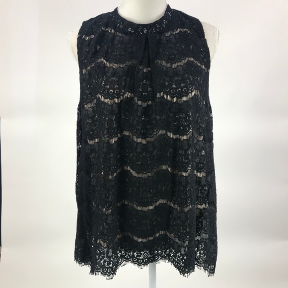 love, Fire Tops - ⛔️Love Fire Mock Neck Lace Tank Top